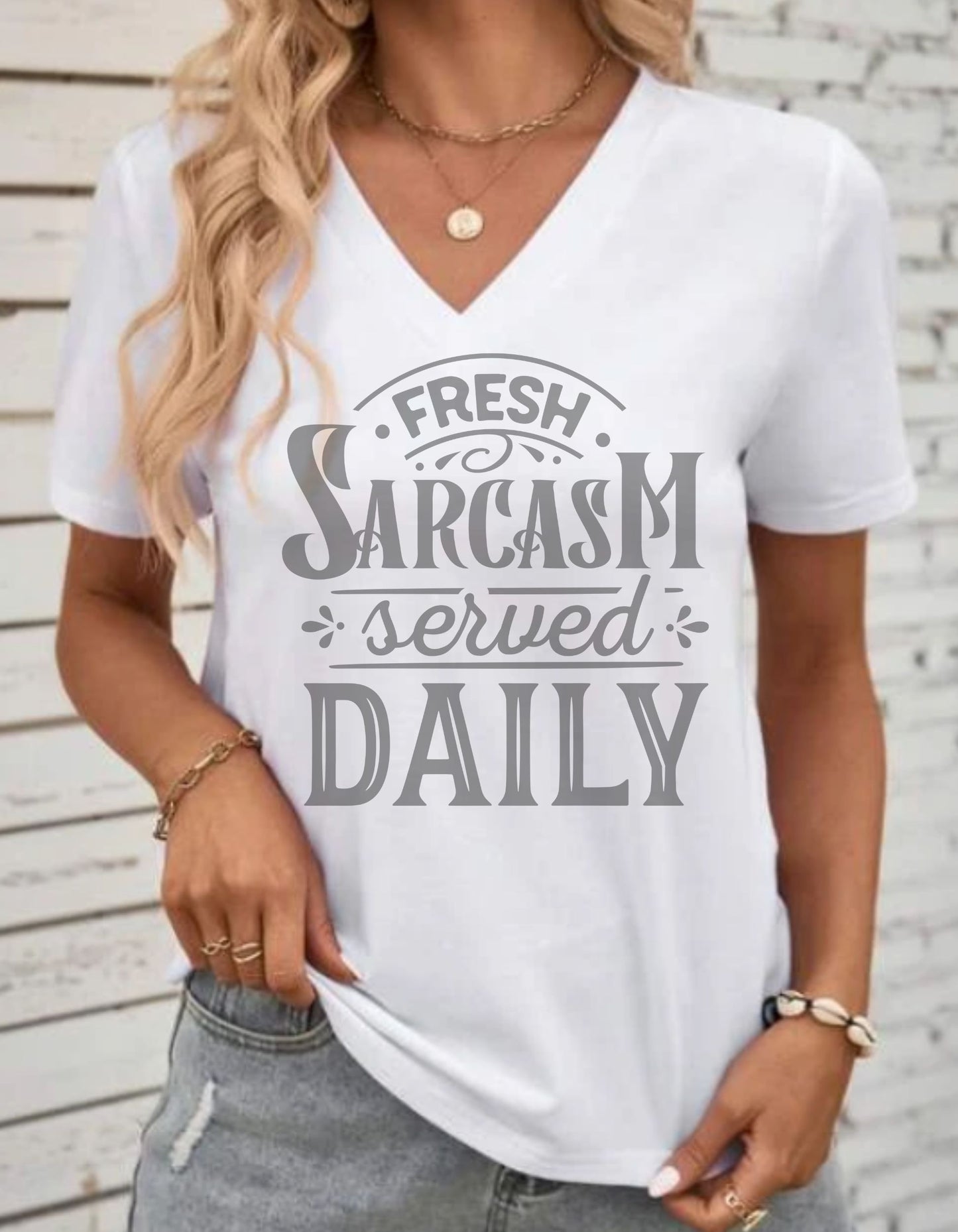 Sarcasm Served Daily Tee