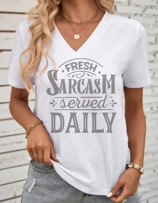 Sarcasm Served Daily Tee